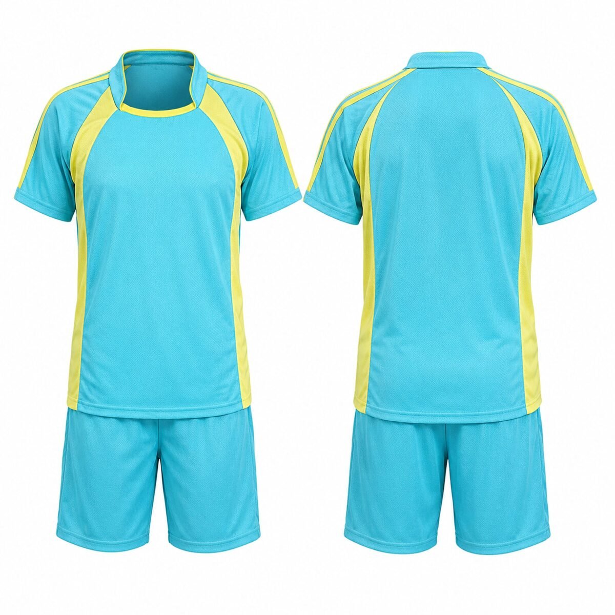 BOHUBESH CORE AQUA YELLOW JERSEY SET - FKJS GREEN 1 Bohubesh Core Aqua Yellow Jersey Set - FKJS GREEN