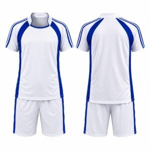 Bohubesh Classic White & Blue Jersey Set - FKJS WHITE