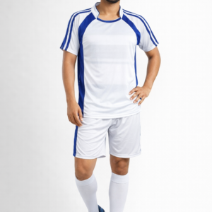 Bohubesh Classic White & Blue Jersey Set - FKJS WHITE