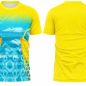 Yellow Aqua Rush Custom Football Jersey | Personalized Football Jersey