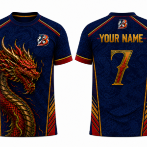 Navy Dragon Beast Custom Football Jersey | Bohubesh Custom Jersey
