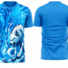 Inferno Phoenix Custom Football Jersey | Red Black Graphic Jersey