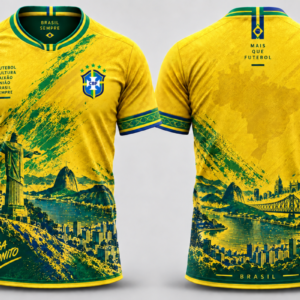 Brazil Fan Custom Football Jersey