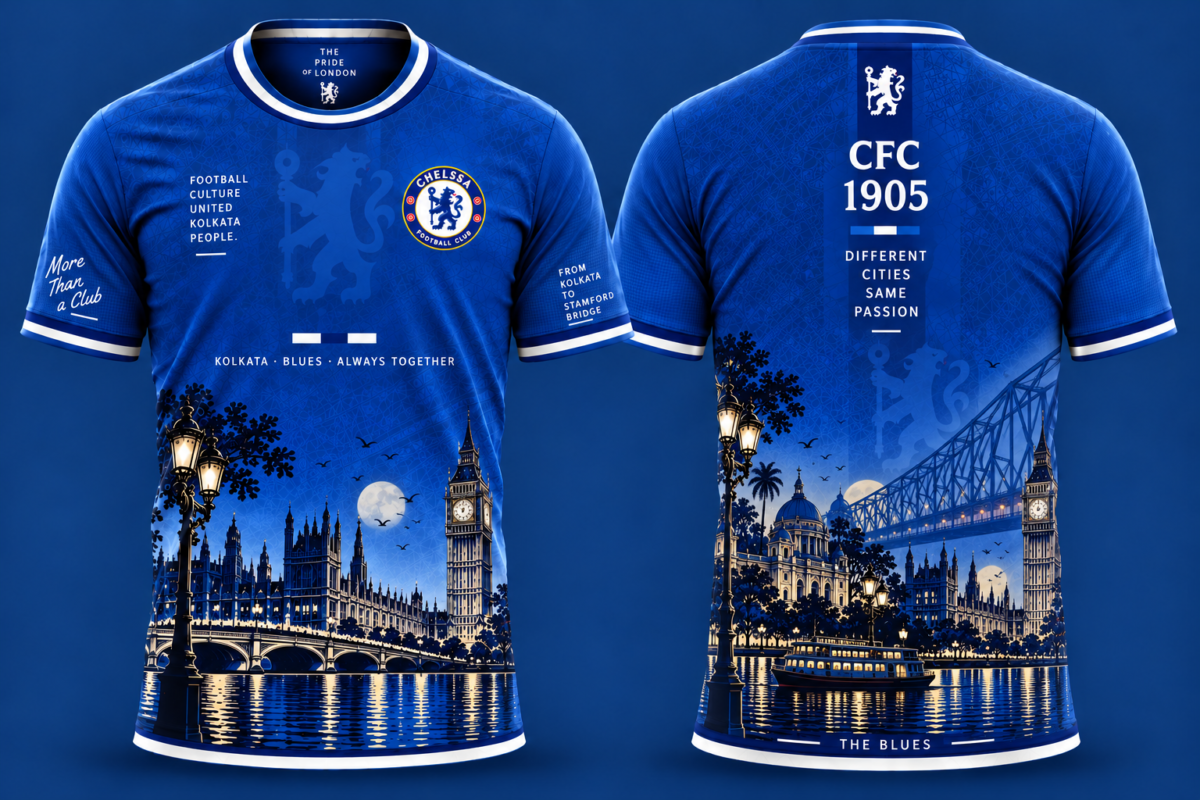 CHELSEA FAN CUSTOM FOOTBALL JERSEY 1 Chelsea Fan Custom Football Jersey