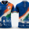 India Fan Custom Football Jersey