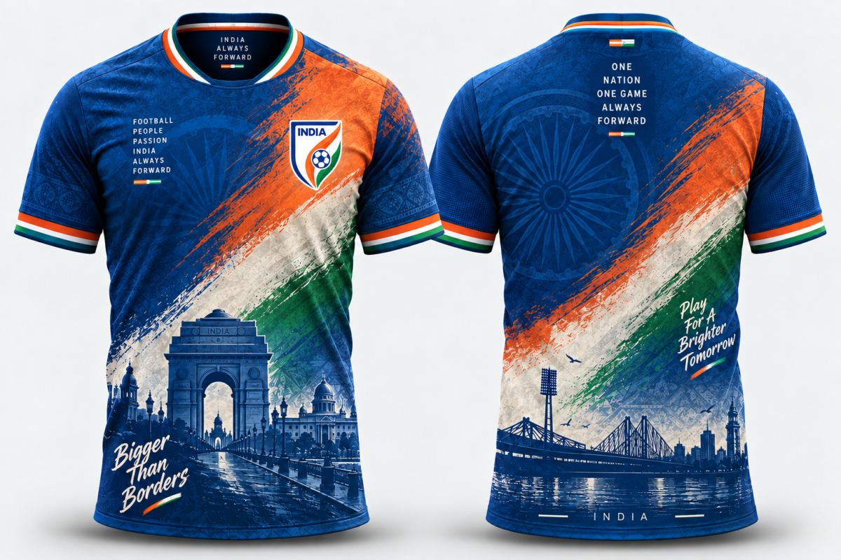 INDIA FAN CUSTOM FOOTBALL JERSEY 1 India Fan Custom Football Jersey