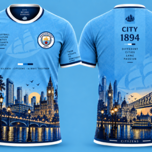Manchester City Fan Custom Football Jersey